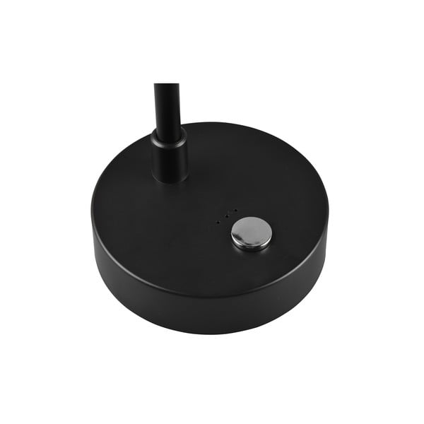 Fényes fekete LED szabályozható asztali lámpa (magasság 28 cm) Lenny – Trio-image-4