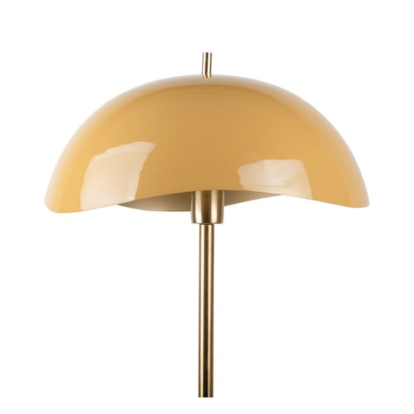 Mustársárga-aranyszínű állólámpa fém búrával (magasság 154 cm) Waved – Leitmotiv-image-1