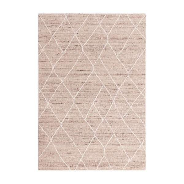 Bézs gyapjú szőnyeg 200x290 cm Noah – Asiatic Carpets