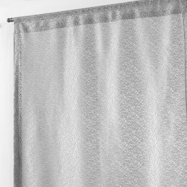 Szürke átlátszó függöny szett 2 db-os 60x90 cm Castille – douceur d'intérieur-image-1