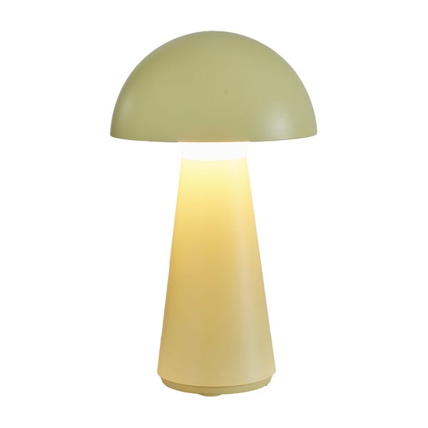 Sárga LED asztali lámpa távirányítóval (magasság 28 cm) Sam – Sirius