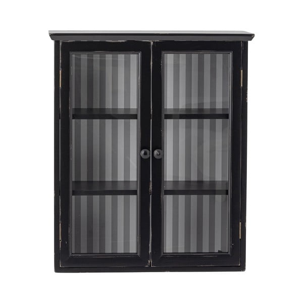 Fekete jegenyefenyő függő tálalószekrény 51,5x66,5x22,5 cm Hazem – Bloomingville