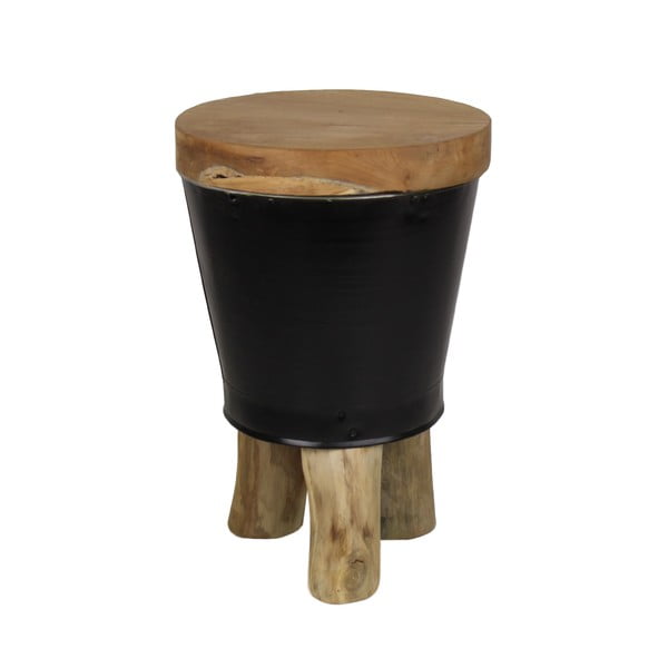 Bucket szék teakfa ülőlappal és lábakkal - HSM collection