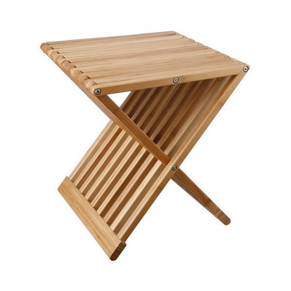 Tiger összecsukható bambusz tárolóasztal / ülőke - Tomasucci