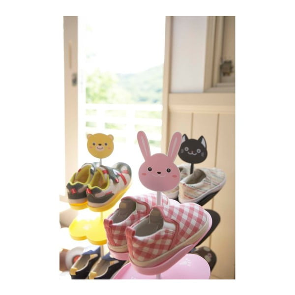 Kid´s Shoe Rack rózsaszín gyerek cipőtartó - YAMAZAKI-image-2