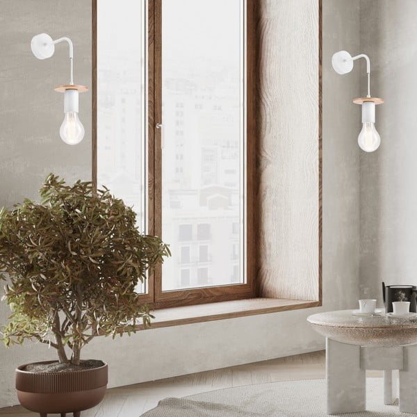 Fehér fali lámpa Angelina – LAMKUR-image-3