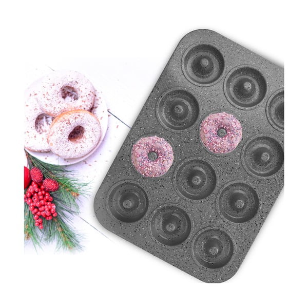 Fém fánk sütőforma 28,5x40 cm Grande – Orion-image-3