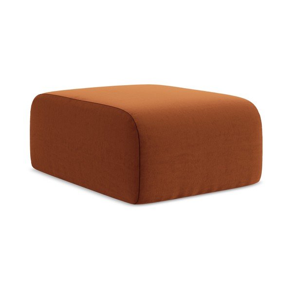 Terrakotta színű bársony lábtartó Lani – Makamii