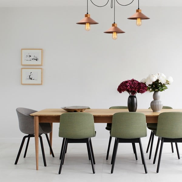 Rézszínű függőlámpa fém búrával ø 114 cm Manavgat – Opviq lights-image-1