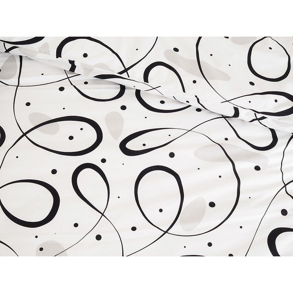 Fekete-fehér egyszemélyes krepp ágyneműhuzat 140x200 cm Top Class – B.E.S.-image-3