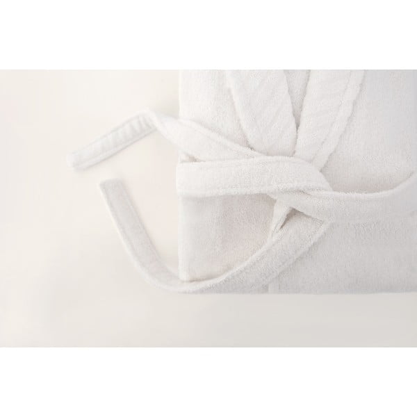 Fehér pamut fürdőköpeny L/XL - Foutastic-image-3