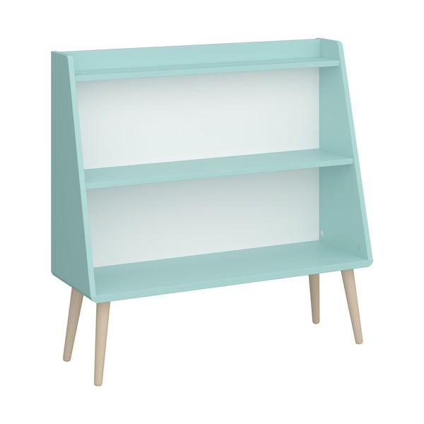 Türkiz gyerek könyvespolc 81.3x80 cm Gaia - Tvilum-image-2