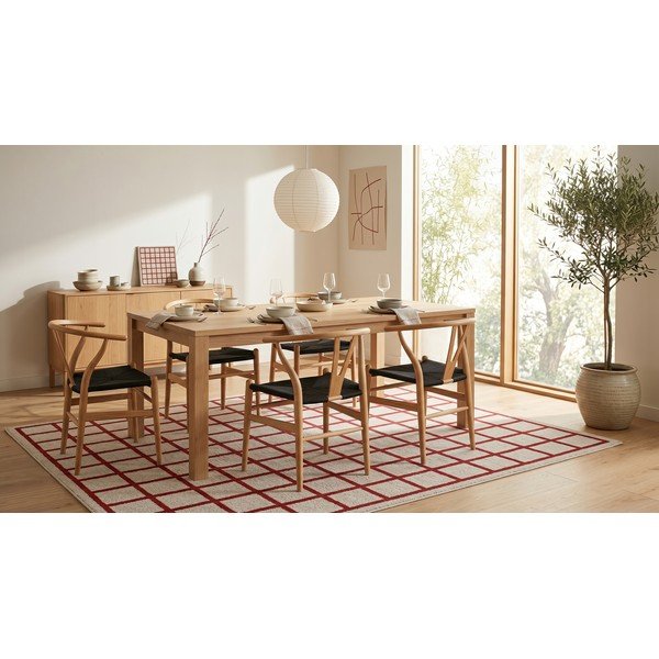 Piros-bézs szőnyeg 160x230 cm Picnic – ESTE-image-3