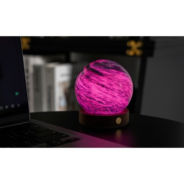 Sötétbarna-sötét natúr színű USB fénydekoráció ø 8 cm Stellar Ocean – Gingko-image-4