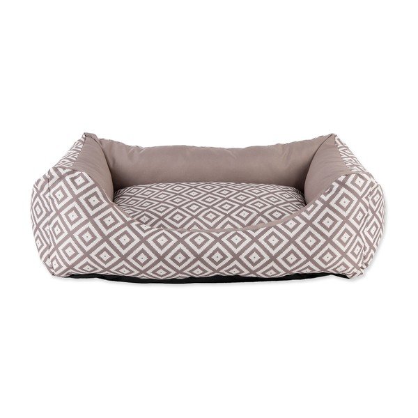 Világosbarna plüss kutya fekhely 75x90 cm Dog Fantasy DeLuxe – Plaček Pet Products-image-1