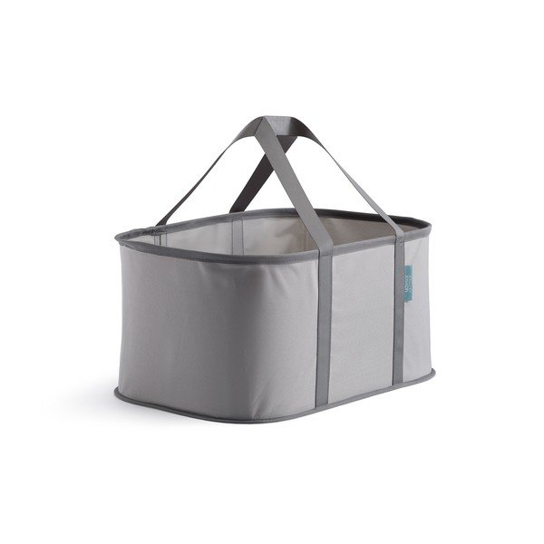 Szürke textil összecsukható szennyeskosár 35 l Duo – Joseph Joseph