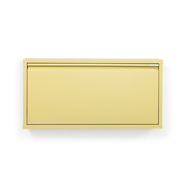 Világossárga acél billenő ajtós-függő cipőtartó 75x37,5x12,5 cm Billy – Spinder Design-image-4