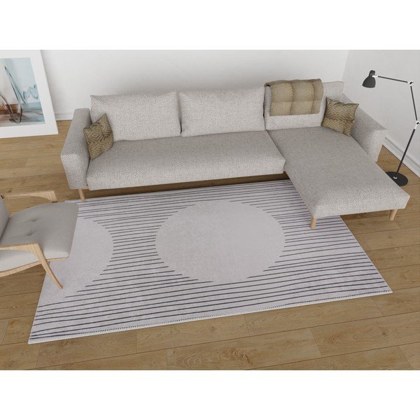 Krémszínű mosható szőnyeg 120x160 cm – Vitaus-image-1