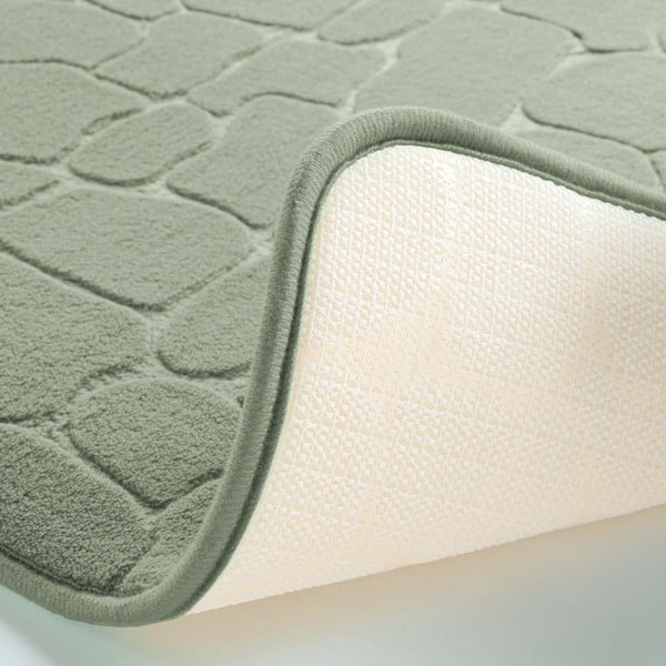 Zöld fürdőszobai kilépő 50x80 cm Ricochet – douceur d'intérieur-image-3