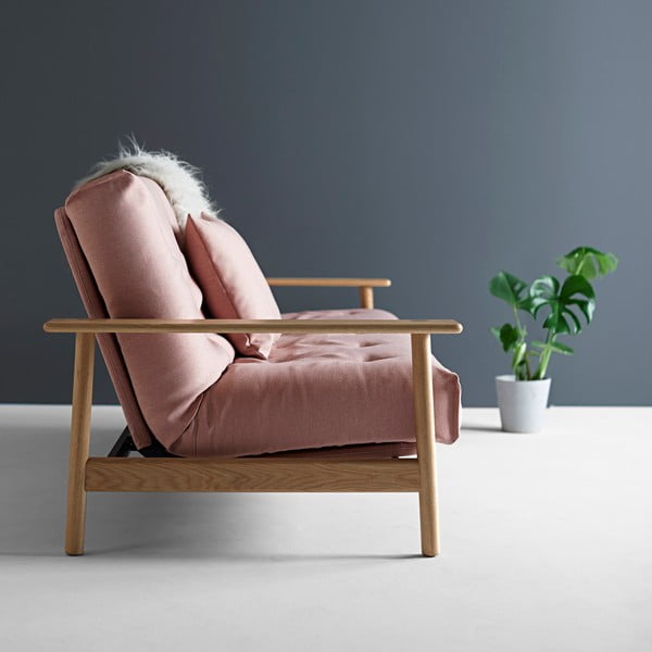 Balder halvány rózsaszín kinyitható kanapé - Innovation