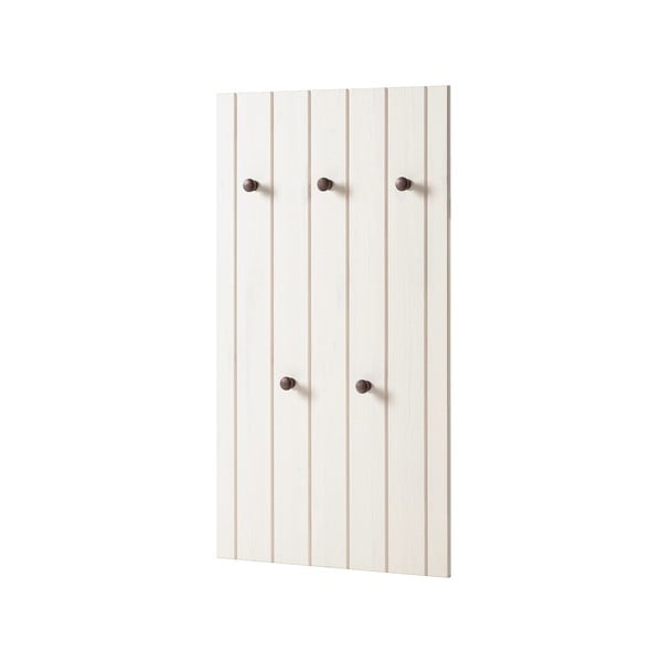 Fehér borovi fenyő előszoba bútor 55x100x2 cm Anita – Støraa-image-1