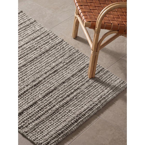 Szürke kézi szövésű gyapjú futószőnyeg 80x250 cm Camden Parker – Ted Baker-image-2