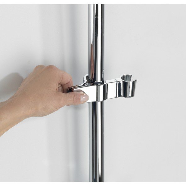 Fényes ezüstszínű rozsdamentes acél zuhanyfej tartó – Wenko-image-1