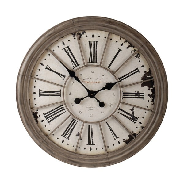 Pendulum szürke óra, ⌀ 69 cm - Antic Line