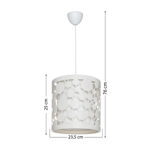 Fehér mennyezeti lámpa 76x23.5 cm – Squid Lighting-image-3