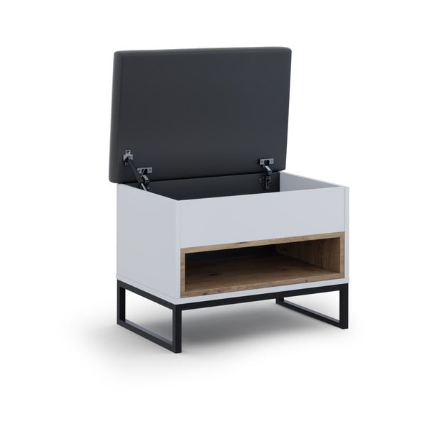 Fehér cipőtartó paddal Olis - Cosmopolitan Design-image-2