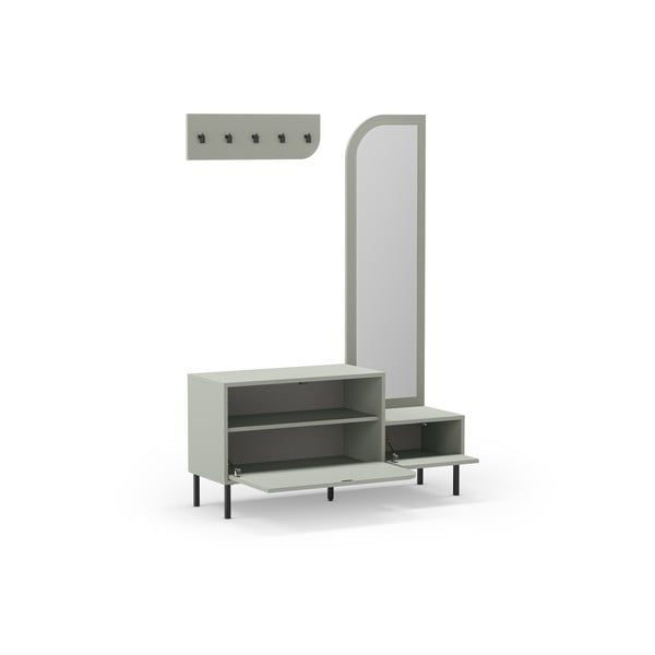 Zöldesszürke előszoba bútor Bea – Marckeric-image-4