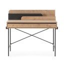 Tölgyfa szekreter típusú íróasztal 60x113 cm Lila – Marckeric