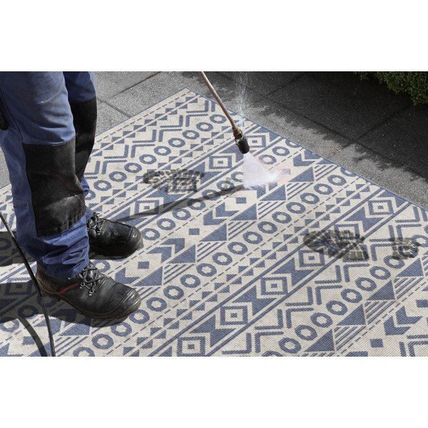 Roma kék-fehér kültéri szőnyeg, 120x170 cm - Ragami-image-2