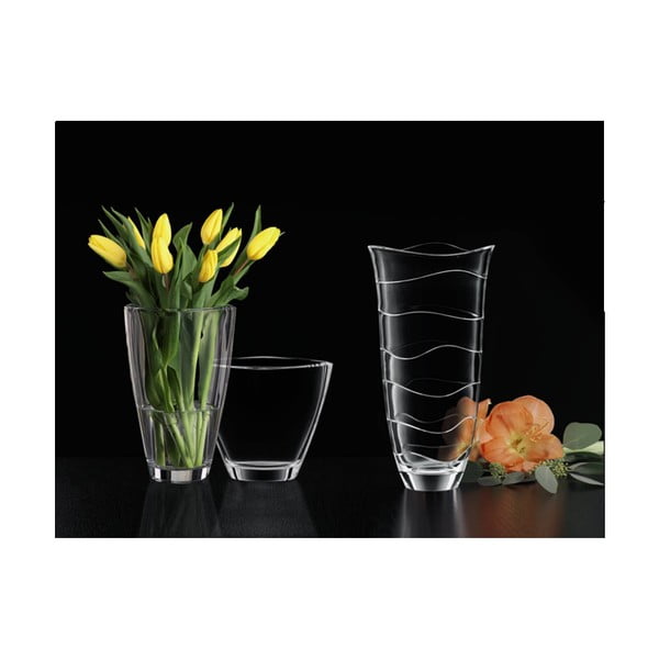 Carré kristályüveg váza, magasság 25 cm - Nachtmann-image-2