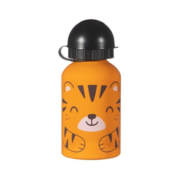 Tiger narancssárga-fekete gyerek ivópalack, 250 ml - Sass & Belle