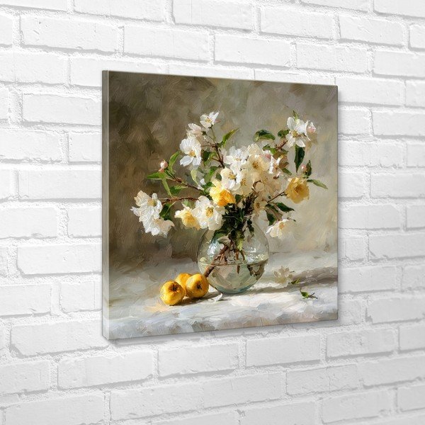 Nyomtatott keretezett kép 70x70 cm Apple Flowers – Styler-image-3