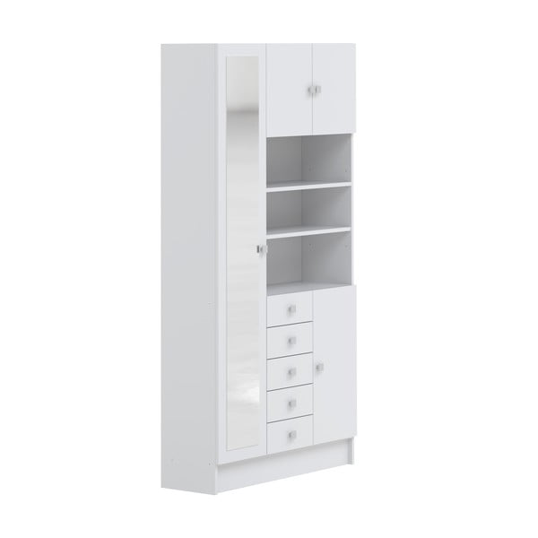Fehér fürdőszoba szekrény 90x182 cm Combi – TemaHome-image-2