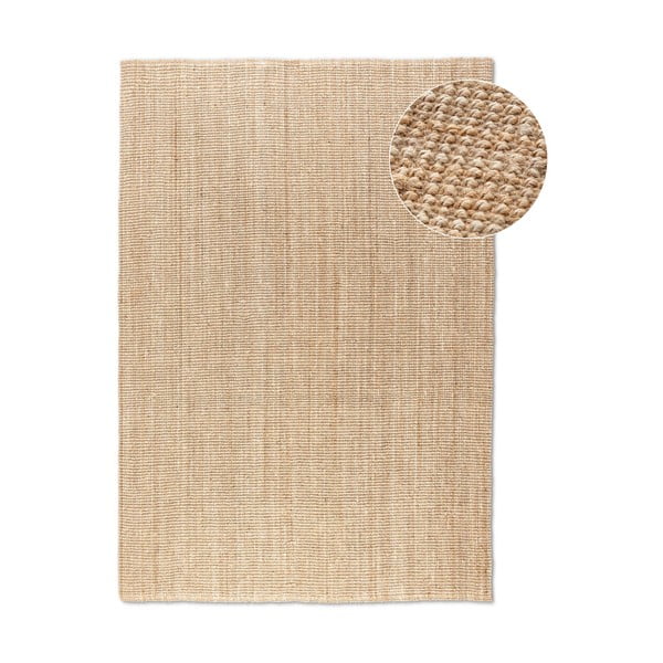 Natúr színű juta szőnyeg 160x230 cm Bouclé – Hanse Home