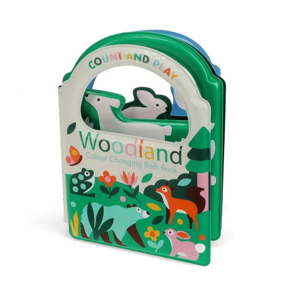 Interaktív játék Colour changing bath book Woodland – Rex London