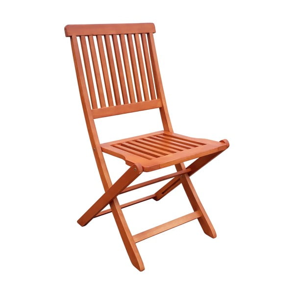 Barna tömörfa kerti szék szett 2 db-os Angwin – Garden Pleasure