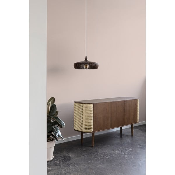 Barna-natúr színű alacsony komód tölgyfa dekorral 150x75 cm Treasures – UMAGE-image-4