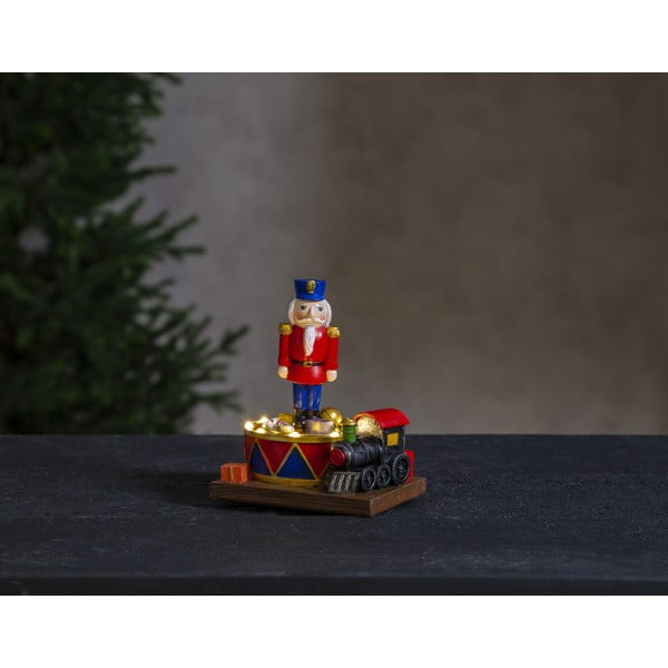 Nutcracker karácsonyi világító LED dekoráció, magasság 16 cm - Star Trading