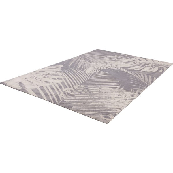 Szürke gyapjú szőnyeg 133x180 cm Monstera – Agnella-image-4