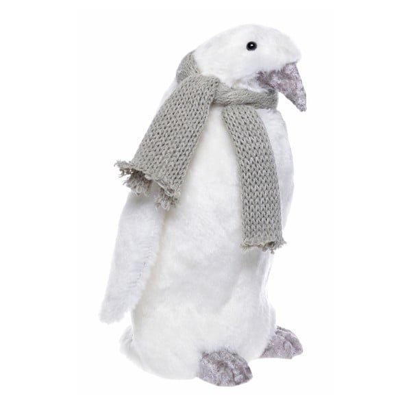 Pinguino fehér dekoráció, magasság 27 cm - Ewax