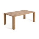 Étkezőasztal tölgyfa dekorral 100x200 cm Deyanira – Kave Home