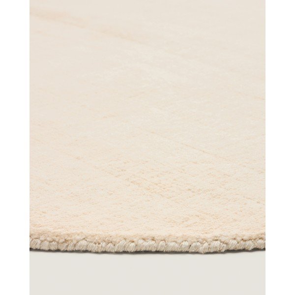 Krémszínű kerek szőnyeg ø 200 cm Empuries – Kave Home-image-4