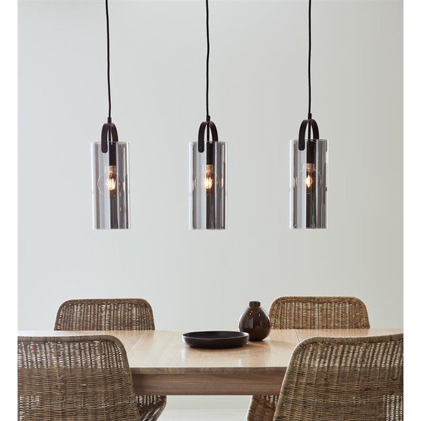 Glory fekete függő mennyezeti lámpa 3 izzóval - Markslöjd-image-3