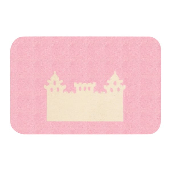 Castle rózsaszín gyerekszőnyeg, 67 x 120 cm - Zala Living