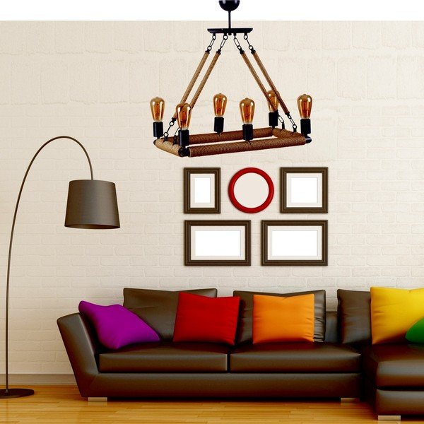 Kubra mennyezeti függőlámpa, 6 izzóval-image-2