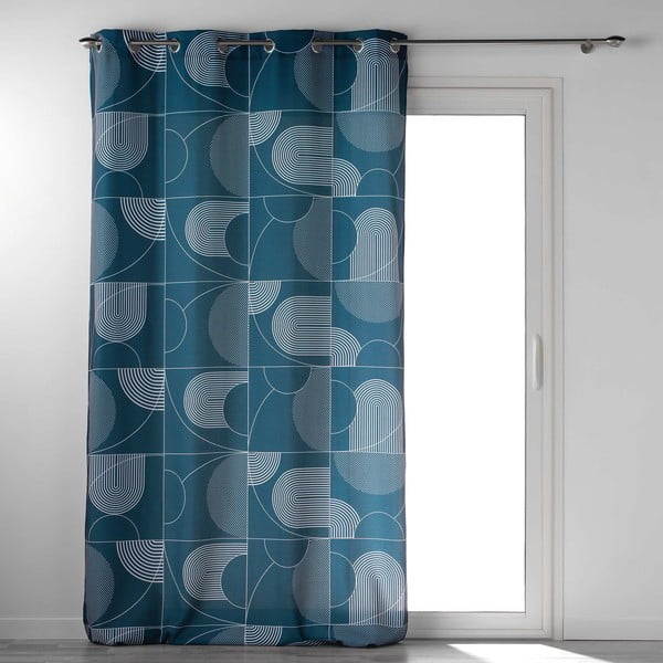 Kék függöny 140x280 cm Esquisse – douceur d'intérieur